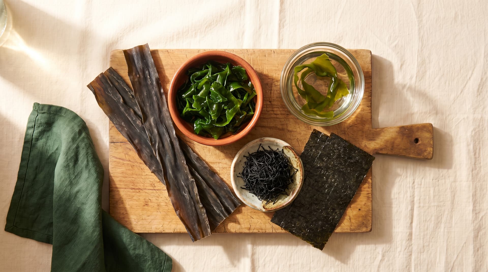 Le alghe in cucina: guida alla dispensa e come cucinarle