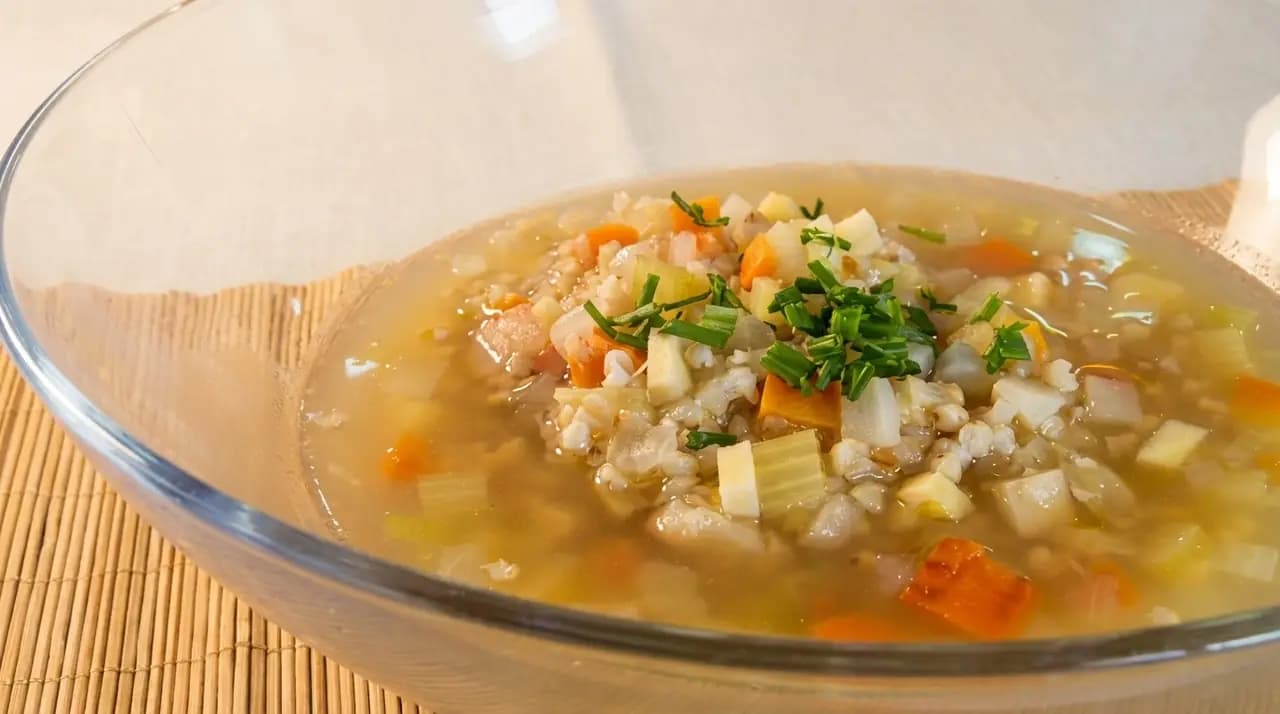 Recette 1: Soupe de Sarrasin et Légumes Racines