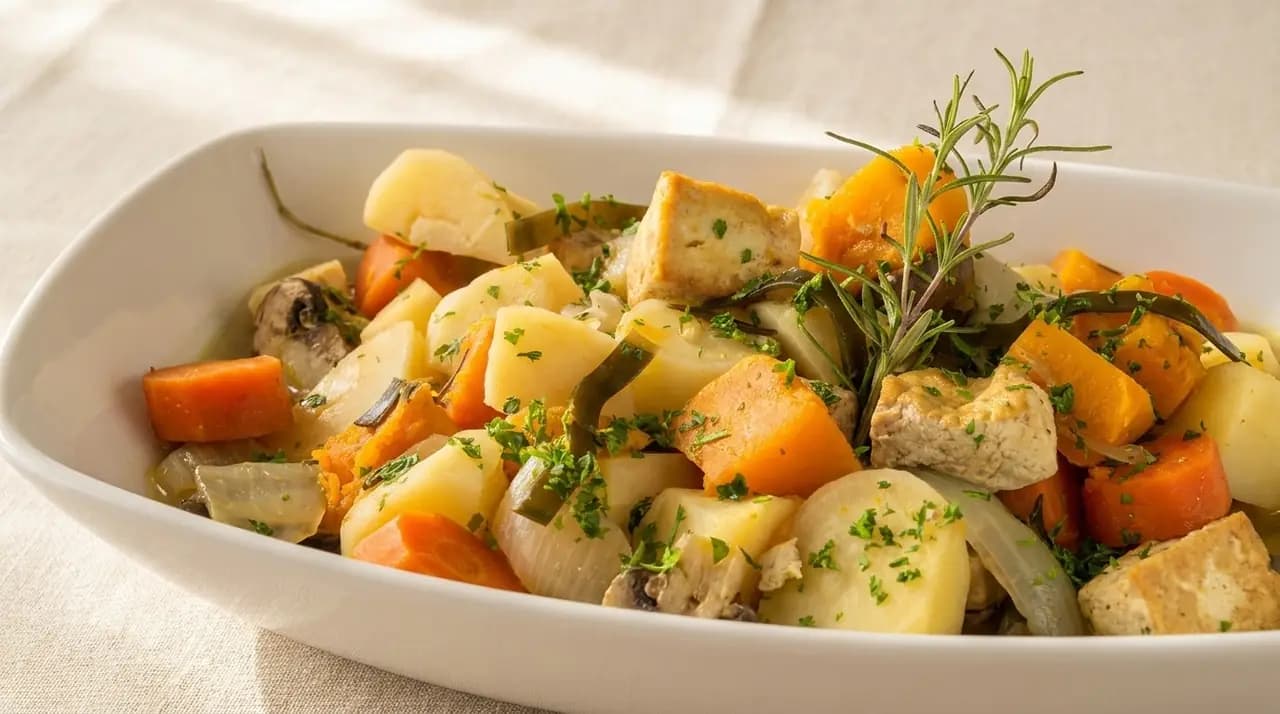 Receta 3: Estofado de Tofu con Verduras