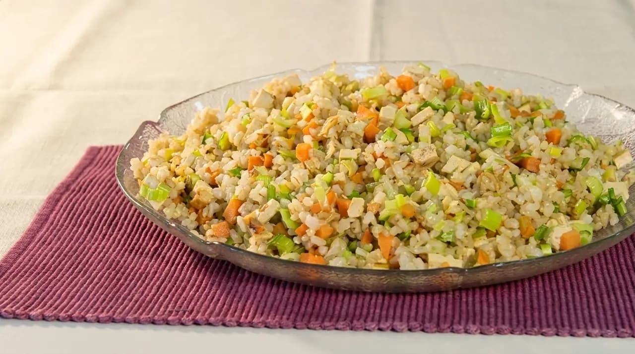 Receta 20: Arroz Salteado con Verduras y Tofu