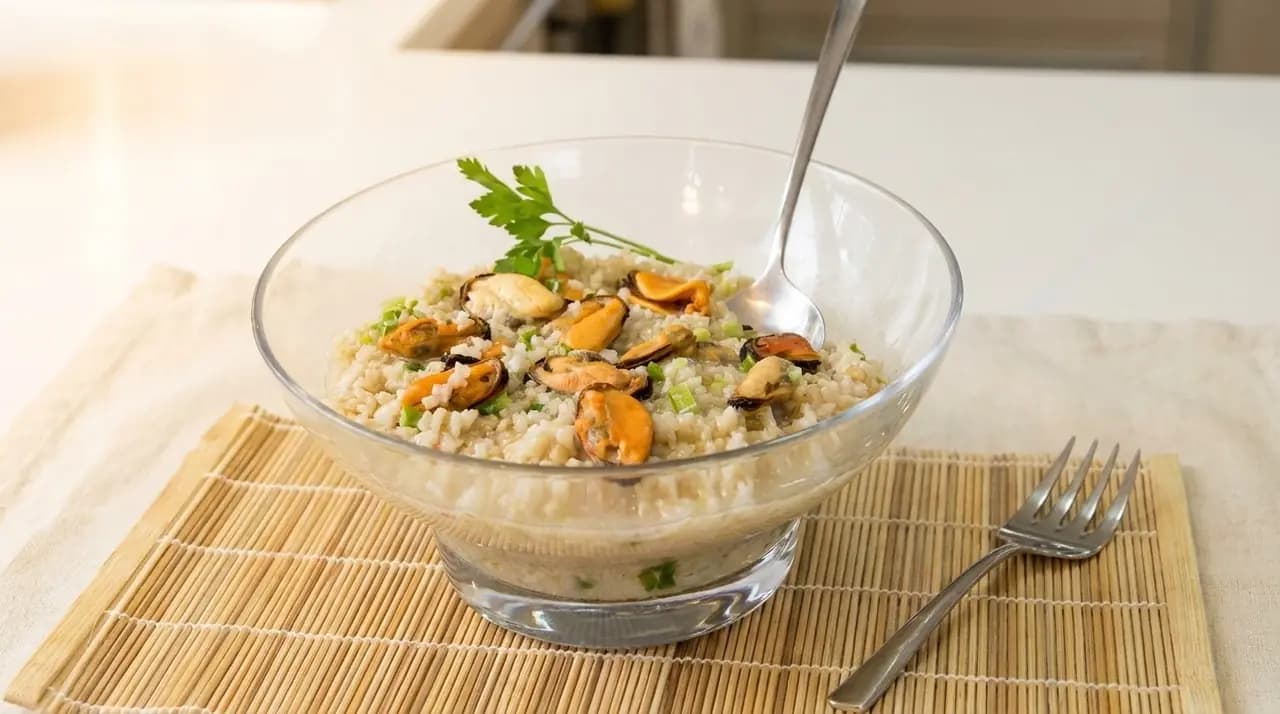 Recipe 21: Brown Rice with Mussels