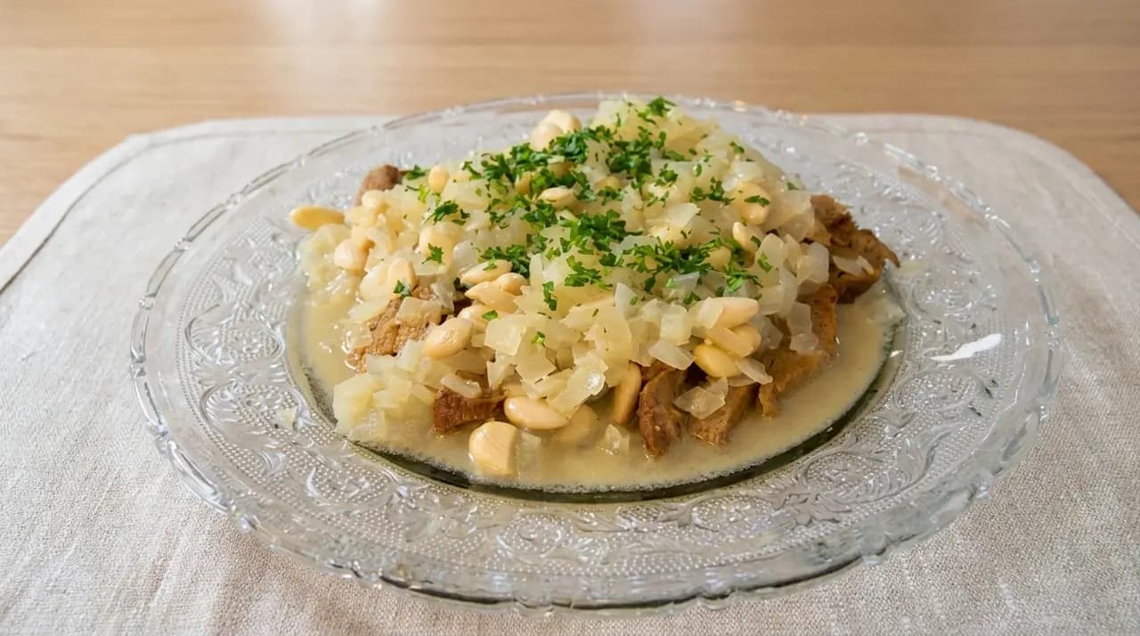 Receita 63: Seitan em Molho de Amêndoas