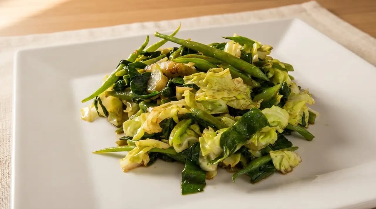 Receita 86: Legumes Verdes Salteados