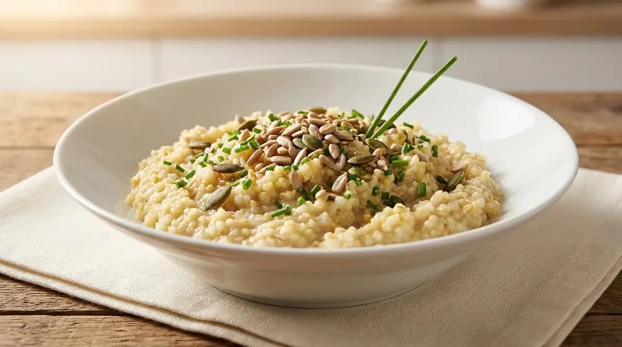 Receta 44: Crema de Copos de Avena con Mijo
