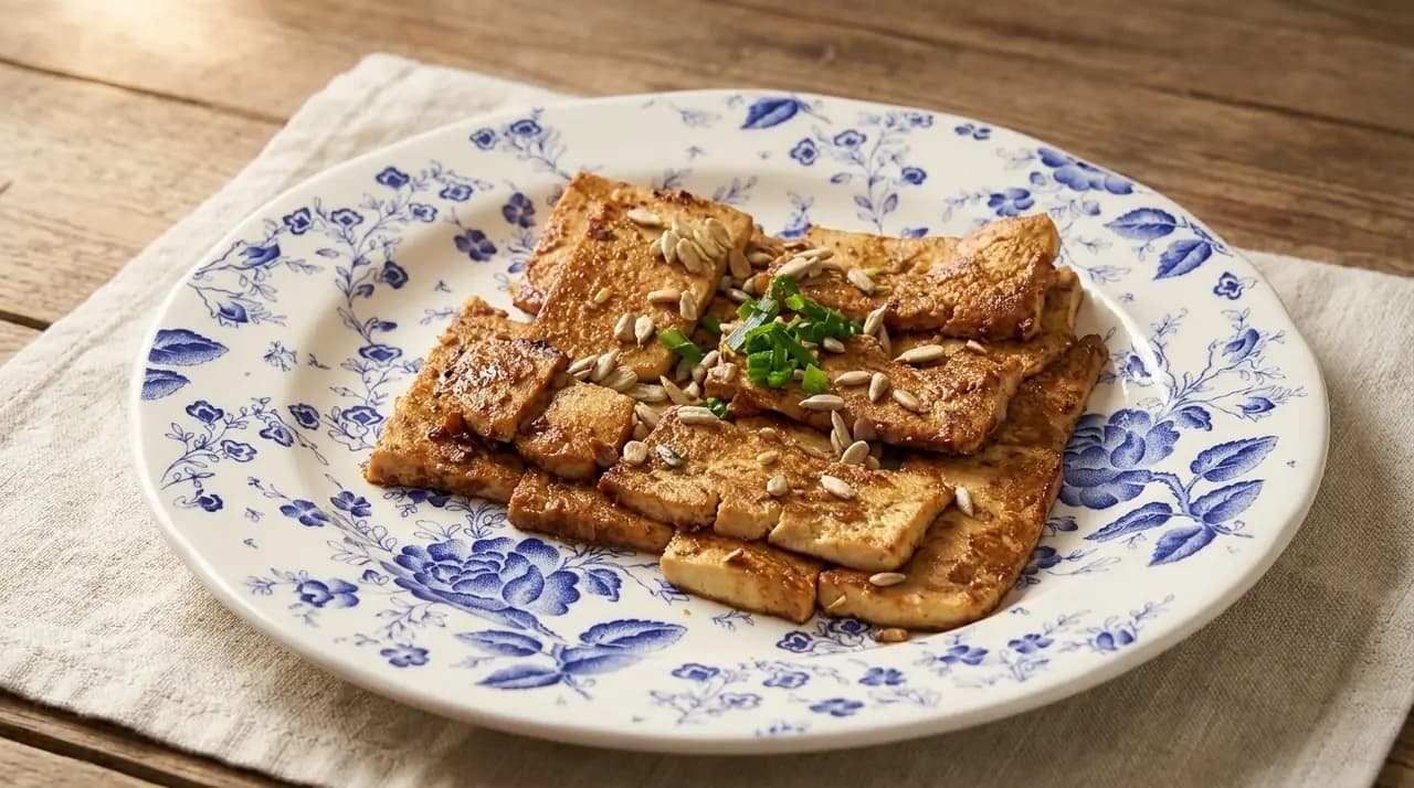 Receta 61: Tofu Macerado a la Plancha