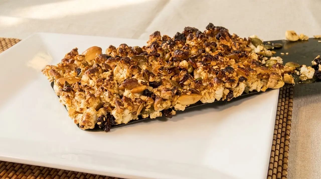 Receta 111: Barritas de Cereales con Semillas y Frutos Secos
