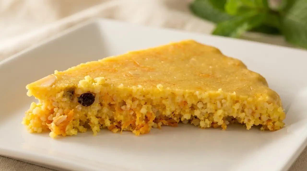 Rezept 114: Karottenkuchen mit Hirse und Polenta