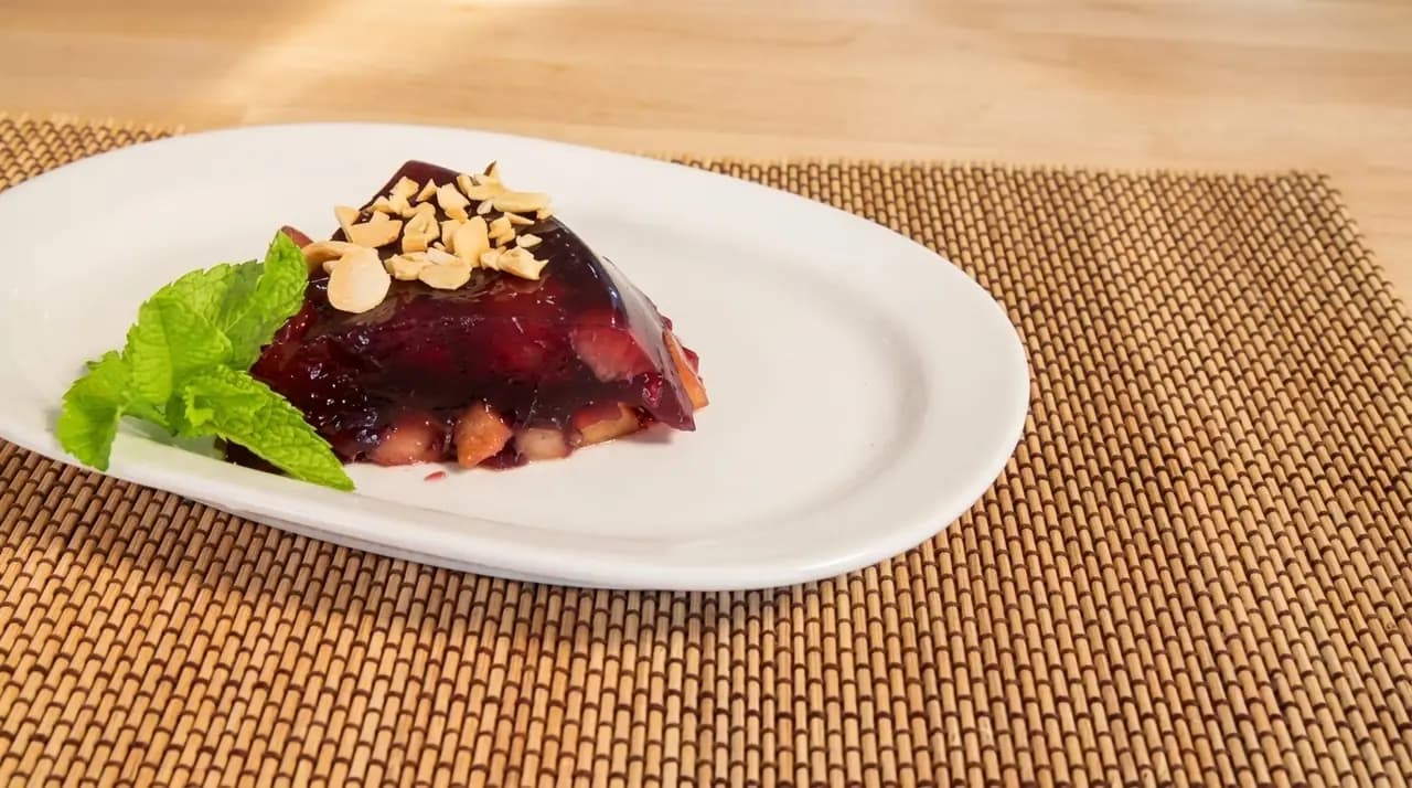 Recette 117: Flan de fruits à l'agar-agar et au kuzu